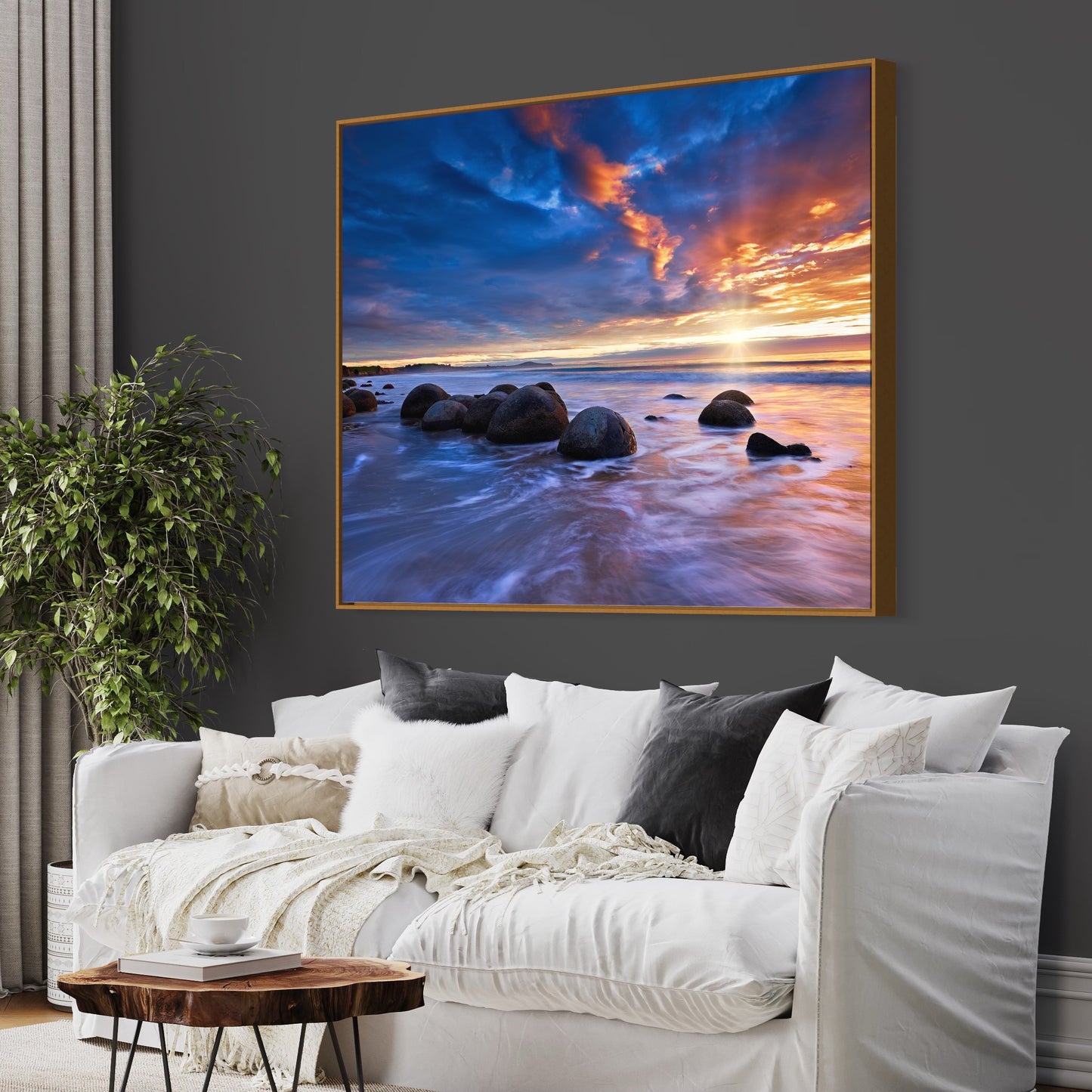 Daybreak and Boulders