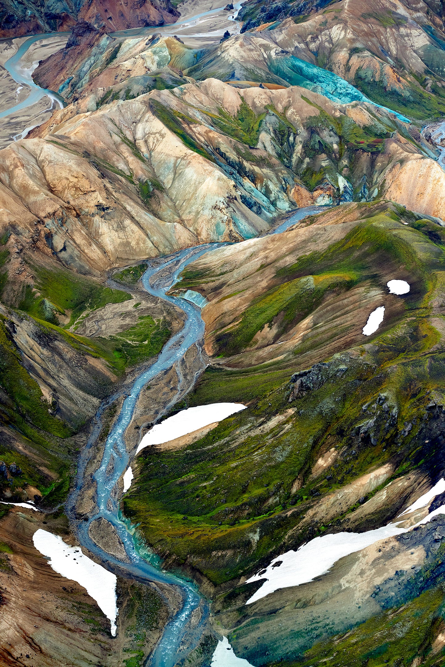 Landmannalauger Iceland Abstract I