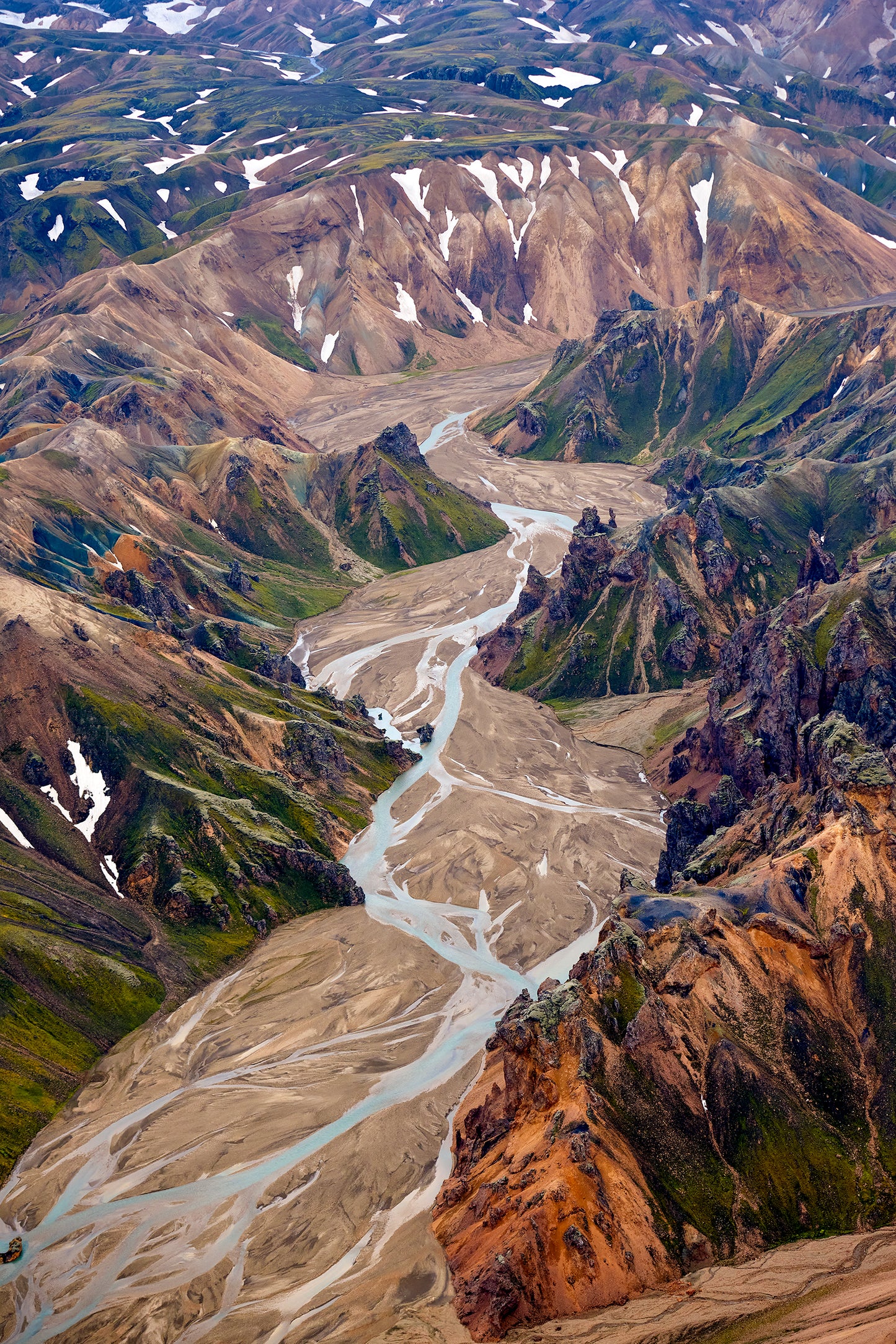 Landmannalauger Iceland Abstract V