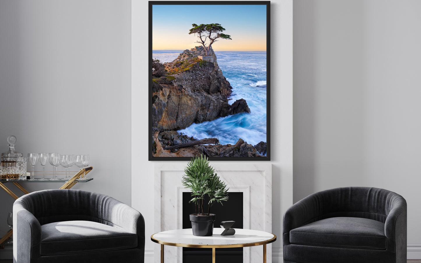 Lone Cypress at Daybreak