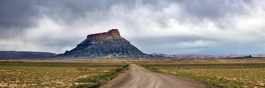 Storms Over Factory Butte